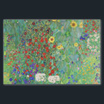 Bauerngarten Gustav Klimt mit Sonnenblumenmalereie Seidenpapier<br><div class="desc">Bauerngarten Gustav Klimt mit Sonnenblumen Vintage Jugendstil-Malerei</div>