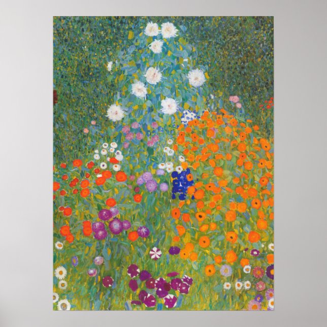Bauerngarten - Gustav Klimt Poster (Vorne)