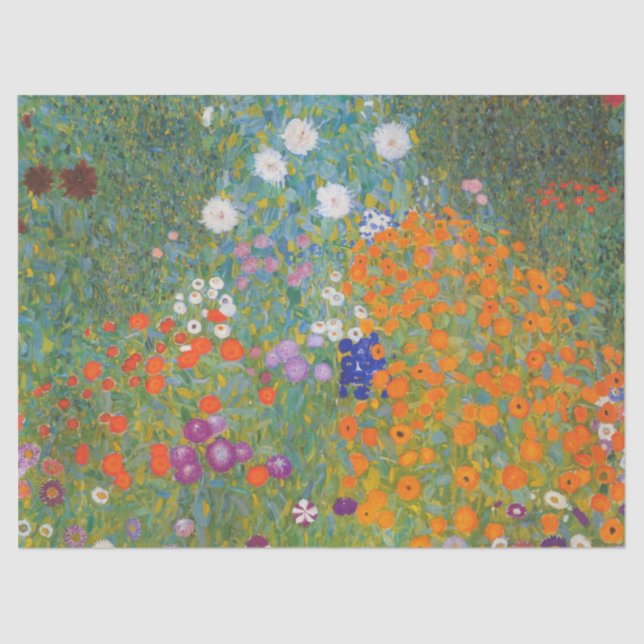 Bauerngarten - Gustav Klimt Seidenpapier (Vorderseite)