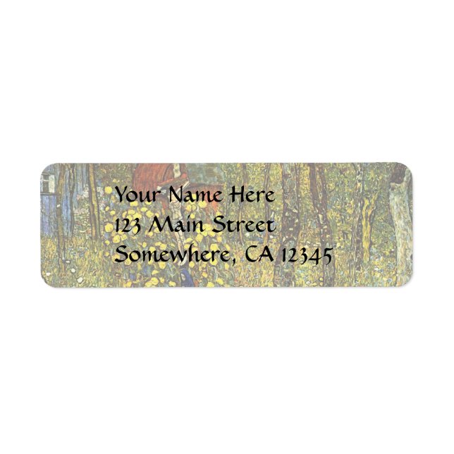 Bauerngarten mit Crucifix von Gustav Klimt (Vorne)