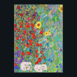 Bauerngarten mit Sonnenblumen Gustav Klimt Einladung<br><div class="desc">Bauerngarten mit Sonnenblumen Gustav Klimt</div>