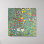 Bauerngarten mit Sonnenblumen - Gustav Klimt Leinwanddruck<br><div class="desc">Bauerngarten mit Sonnenblumen von Gustav Klimt.</div>