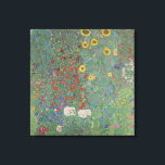 Bauerngarten mit Sonnenblumen - Gustav Klimt Leinwanddruck<br><div class="desc">Bauerngarten mit Sonnenblumen von Gustav Klimt.</div>