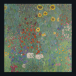 Bauerngarten mit Sonnenblumen - Gustav Klimt Poster<br><div class="desc">Bauerngarten mit Sonnenblumen von Gustav Klimt.</div>