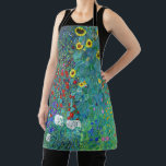 Bauerngarten mit Sonnenblumen, Gustav Klimt Schürze<br><div class="desc">Gustav Klimt (14. Juli 1862 - 6. Februar 1918) war ein österreichischer symbolischer Maler und einer der prominentesten Mitglieder der Wiener Sezessionsbewegung. Klimt ist bekannt für seine Gemälde, Wandgemälde, Skizzen und andere Kunstobjekte. Neben seinen figurativen Werken, die Allegorien und Portraits enthalten, malte er Landschaften. Unter den Künstlern der Wiener Sezession...</div>
