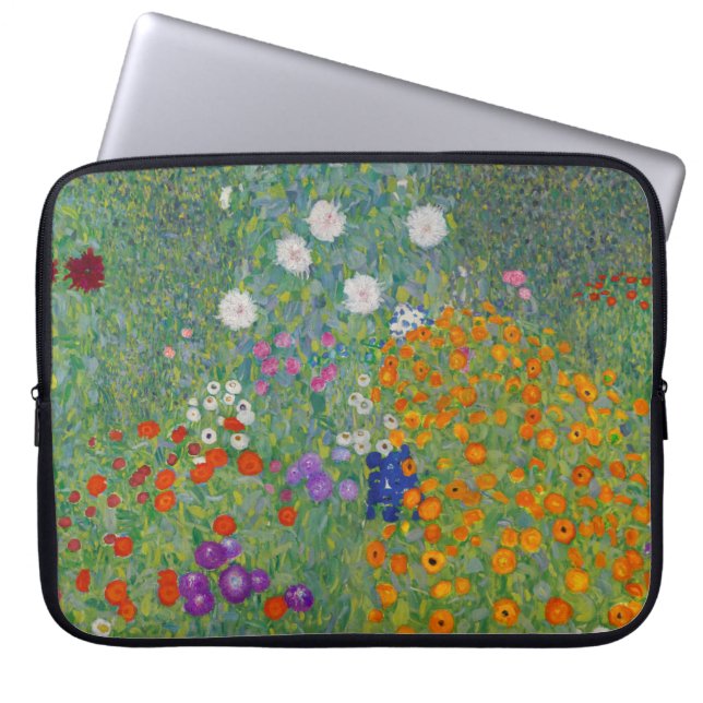 Bauerngarten, Ölmalerei, Gustav Klimt Laptopschutzhülle (Vorderseite)