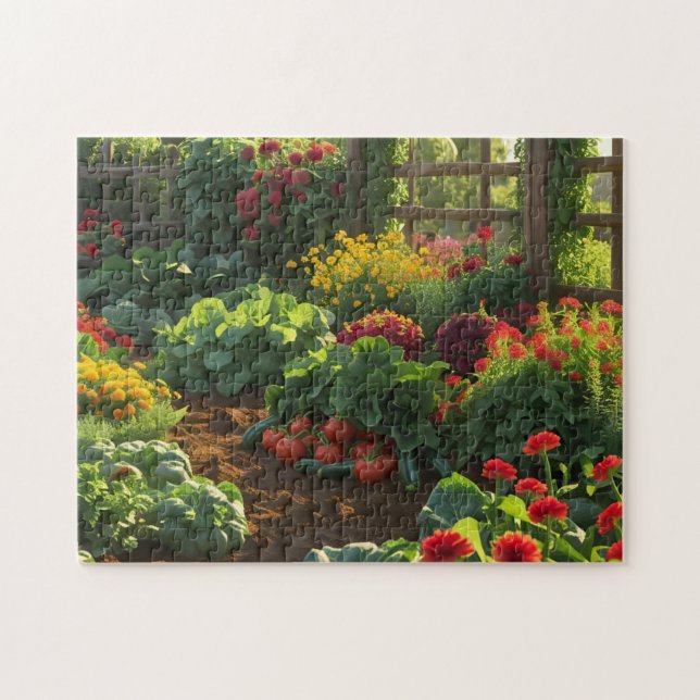 Bauerngarten Puzzle (Horizontal)