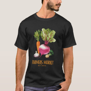 Bauerngemüse vom Markt Kaufen Sie lokale frische P T-Shirt