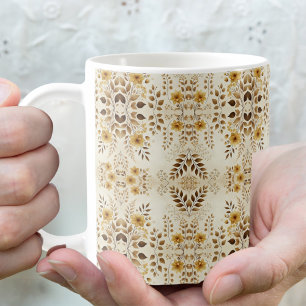 Bauernhaus-Blumen-Tasse Kaffeetasse