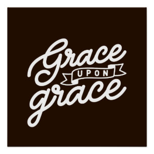 Bauernhaus braun Christlich Grace auf Grazie Poster