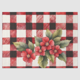 Bauernhaus Buffalo Karo Decoupage Seidenpapier