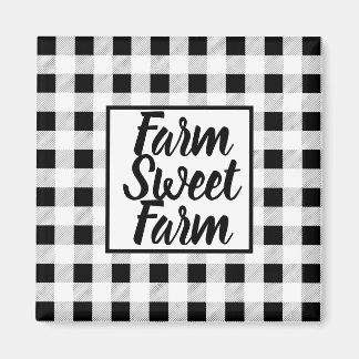 Bauernhaus Buffalo Karo Magnet