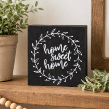 Bauernhaus Chalkboard Zuhause Sweet Zuhause mit Wr