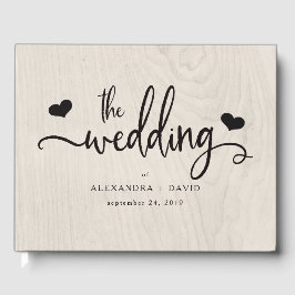 Bauernhaus Chic | Moderne Rustikale Hochzeit Gästebuch