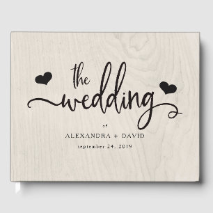 Bauernhaus Chic Moderne Rustikale Hochzeit Gästebuch