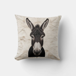 Bauernhaus Chic: Schwarz-Weiß-Donkey Kilim Pillo Kissen