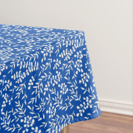 Bauernhaus einfaches Blumenmuster in blau Tischdecke