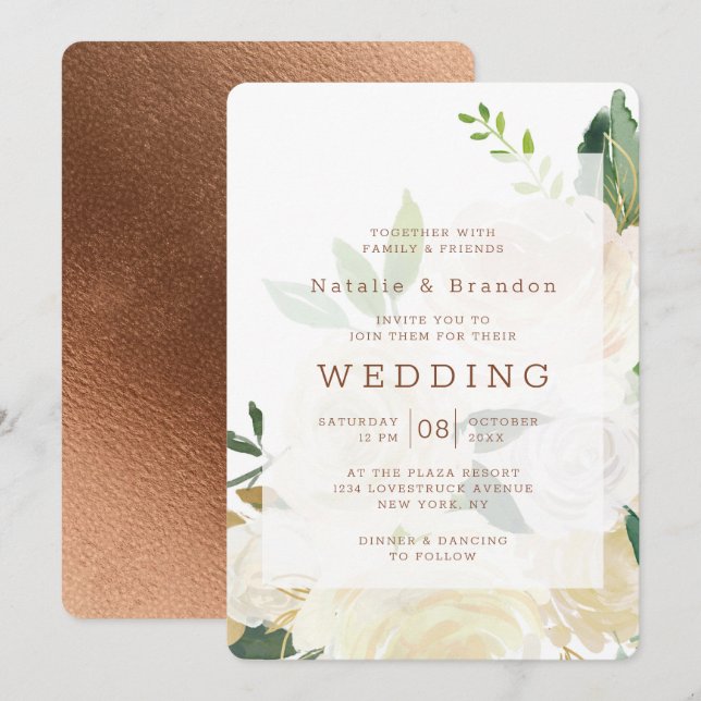 Bauernhaus Frische Rustikale Herbstsituation Vinta Einladung (Vorne/Hinten)