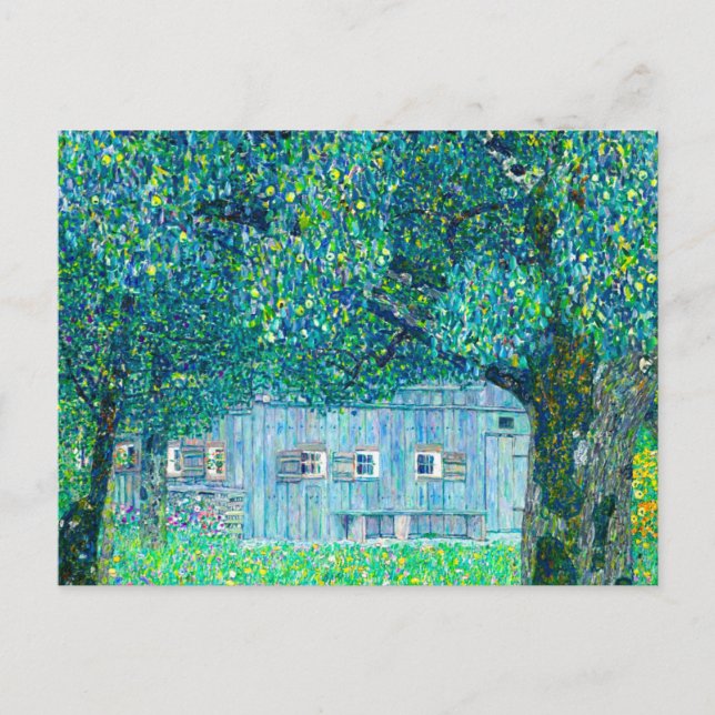 Bauernhaus Gustav Klimt in Oberösterreich Postkarte (Vorderseite)