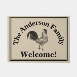 Bauernhaus-Huhn-kundenspezifische Fußmatte