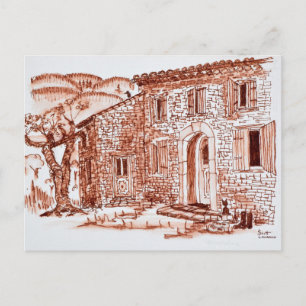 Bauernhaus in der Nähe von Grasse   Provence, Fran Postkarte