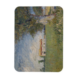 Bauernhaus in einem Wheatfield von Vincent Van Gog Magnet