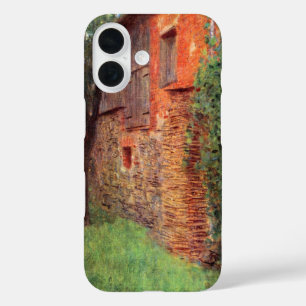 Bauernhaus in Kammer von Gustav Klimt, Vintage Art iPhone 16 Hülle