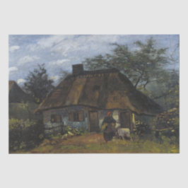 Bauernhaus in Nuenen von Vincent Van Gogh Seidenpapier