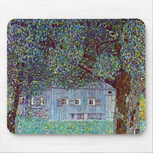 Bauernhaus in Oberösterreich von Gustav Klimt Mousepad