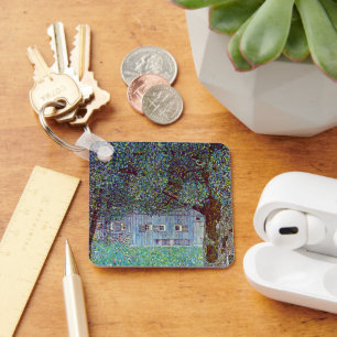 Bauernhaus in Oberösterreich von Gustav Klimt Schlüsselanhänger