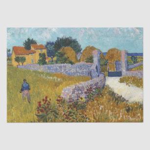 Bauernhaus in Provence (1888) von Vincent Van Gogh Seidenpapier