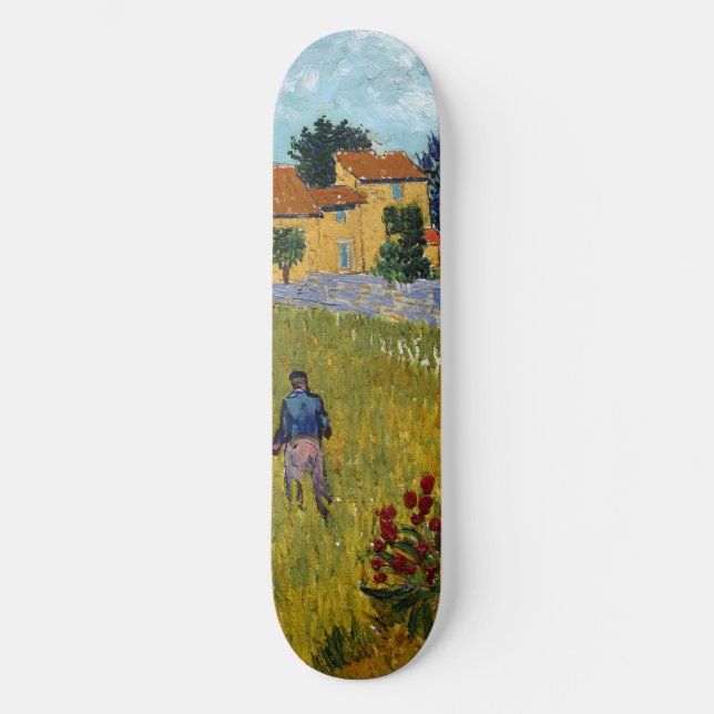 Bauernhaus in Provence (1888) von Vincent Van Gogh Skateboard (Vorderseite)