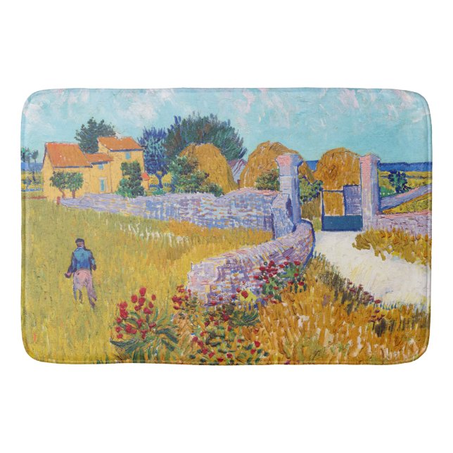 Bauernhaus in Provence, Van Gogh Badematte (Vorderseite)