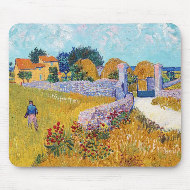 Bauernhaus in Provence, Van Gogh Mousepad (Vorne)