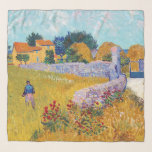 Bauernhaus in Provence, Van Gogh Schal<br><div class="desc">Vincent Willem van Gogh (30. März 1853 - 29. Juli 1890) war ein niederländischer postimpressionistischer Maler, der zu den berühmtesten und einflussreichsten Persönlichkeiten in der Geschichte der Western-Kunst zählt. In etwas mehr als einem Jahrzehnt schuf er etwa 2100 Kunstwerke, darunter etwa 860 Ölgemälde, die größtenteils aus den Jahre seines Lebens....</div>