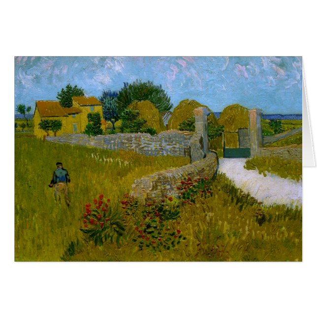 Bauernhaus in Provence, Vincent van Gogh (Vorderseite (Horizontal))