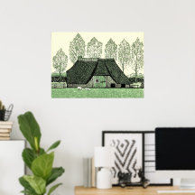 Bauernhaus - Julie de Graag Poster