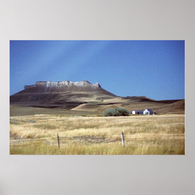 Bauernhaus South Dakota Poster (Vorne)