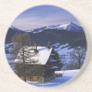 Bauernhaus und Monte Rigi und Pilatus, Getränkeuntersetzer