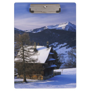 Bauernhaus und Mount Rigi und Pilatus, Klemmbrett
