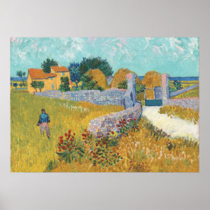 Bauernhaus Van Gogh in Provence Frankreich Poster