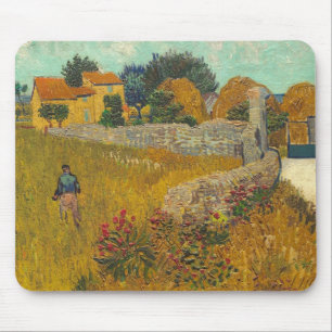 Bauernhaus Vincent van Goghs   in Provence, 1888 Mousepad