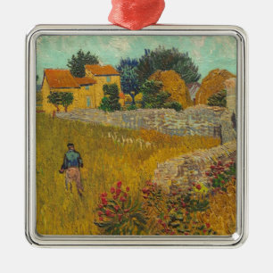 Bauernhaus Vincent van Goghs in Provence, 1888 Ornament Aus Metall