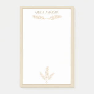 Bauernhaus-Weizen pirscht personalisiertes   an Post-it Klebezettel