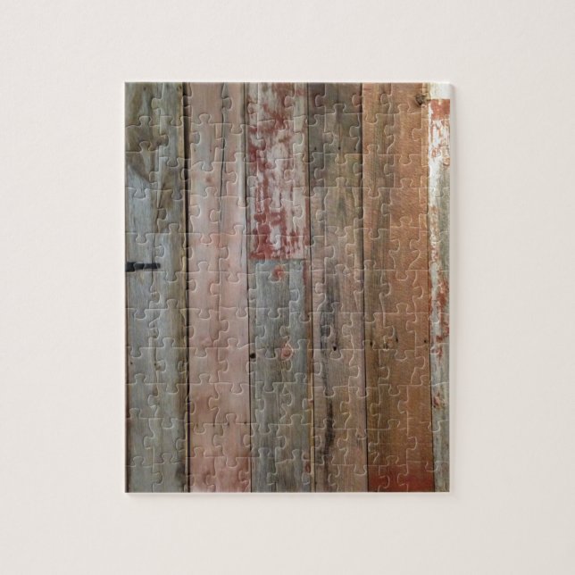 Bauernhaus Western Stallholz Puzzle (Vertikal)