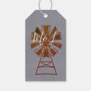 Bauernhaus Windmill Rustikale Brauerei Hochzeit Geschenkanhänger