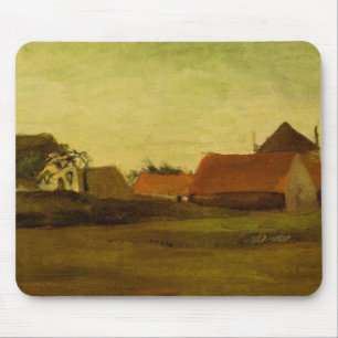 Bauernhäuser Loosduinen Haag von Vincent van Gogh Mousepad
