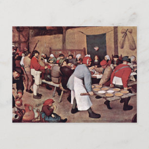 Bauernhochzeit von Bruegel D. Ä. Pieter Einladung