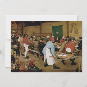 Bauernhochzeit von Pieter Bruegel, der Ältere