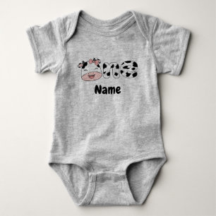Bauernhof 1. Geburtstag, Custom Baby Girl Cow Gebu Strampler